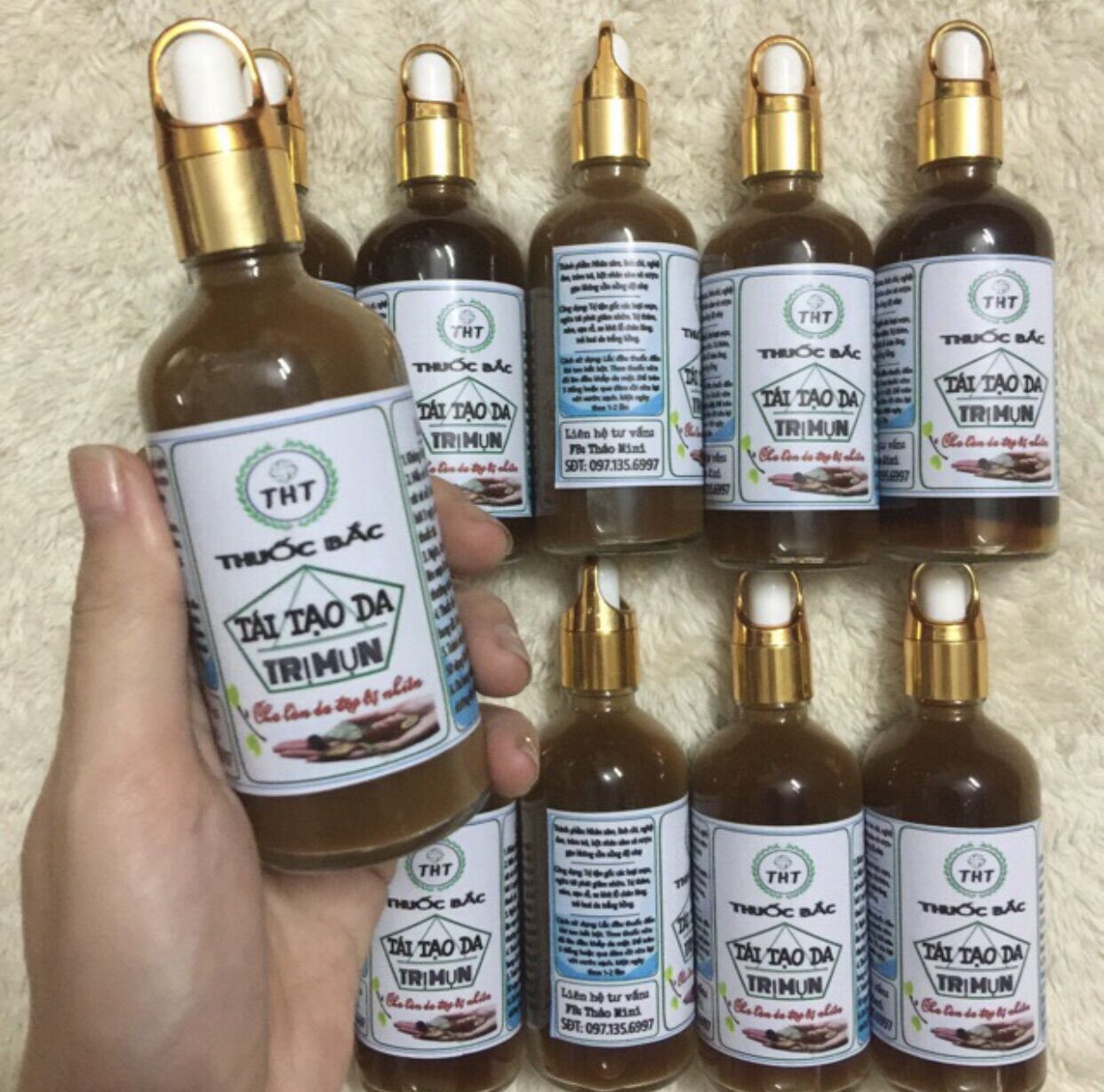 Combo 2 chai thảo mộc tái tạo da THT (105ml/chai)