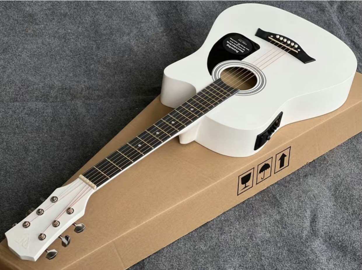 Đàn guitar acoustic T70 giá 1tr50k bản eq kết nối ra loa Đàn T70 size 38 dài 96cm - 4