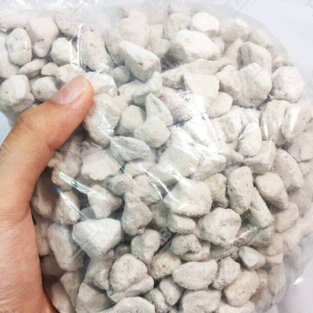 Đá Lông vũ, Nham thạch trắng vật liệu lọc nước ( Túi 500g )