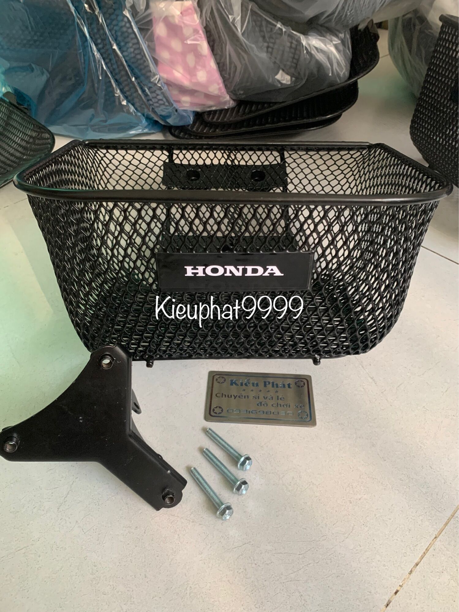 Rổ Wave Honda Thailan kèm Pat Wave Rs Wave A 2016 đến 2021 ( Tặng ốc Gắn)