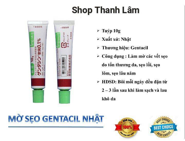 Kem Bôi Sẹo Gentacin Hàng Nội Địa Nhật Bản