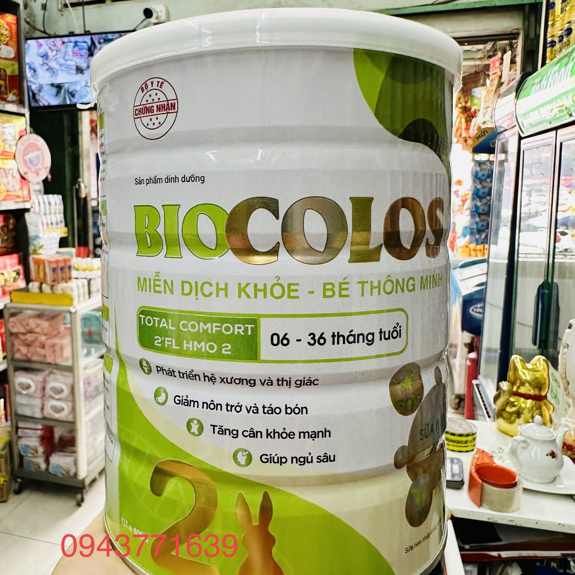 Sữa biocolos total comfort 2 800g