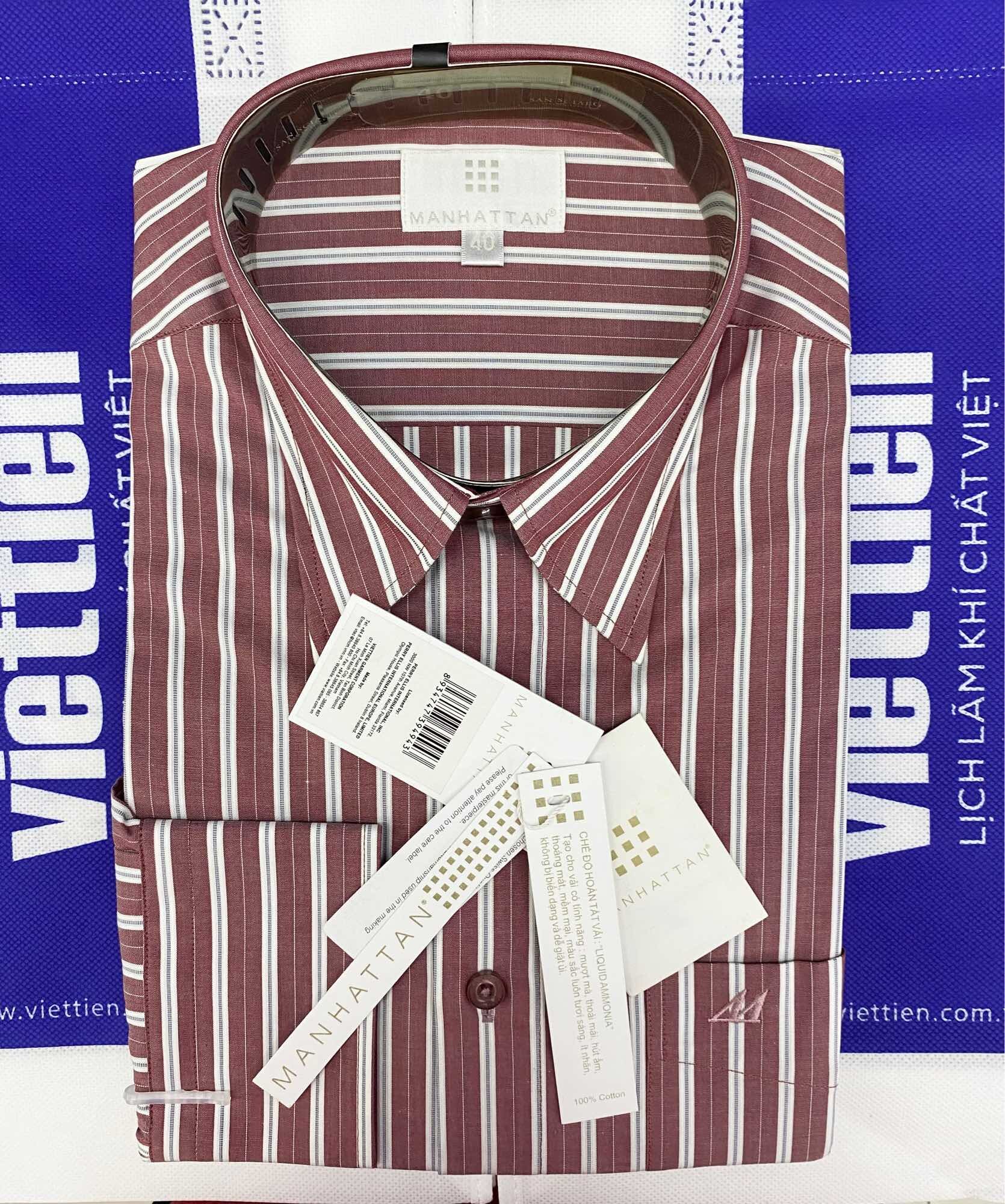 Áo sơ mi dài tay hàng cao cấp Manhattan