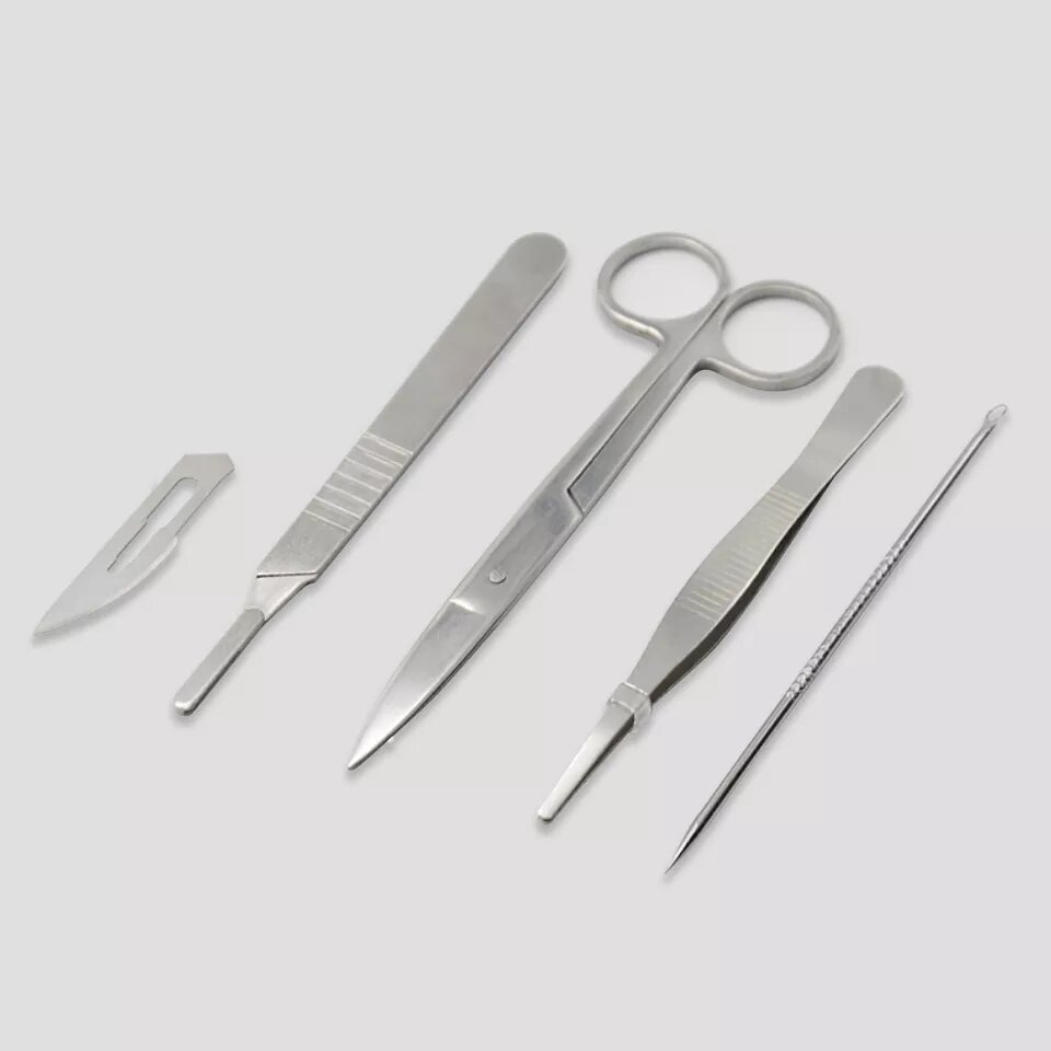 BỘ TIỂU PHẪU Y TẾ 7 MÓN DỤNG CỤ TẶNG 2 MÓN