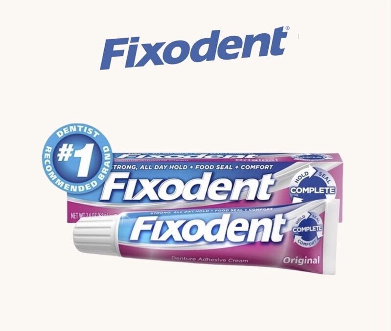 Keo dán hàm răng giả Fixodent Original 68g