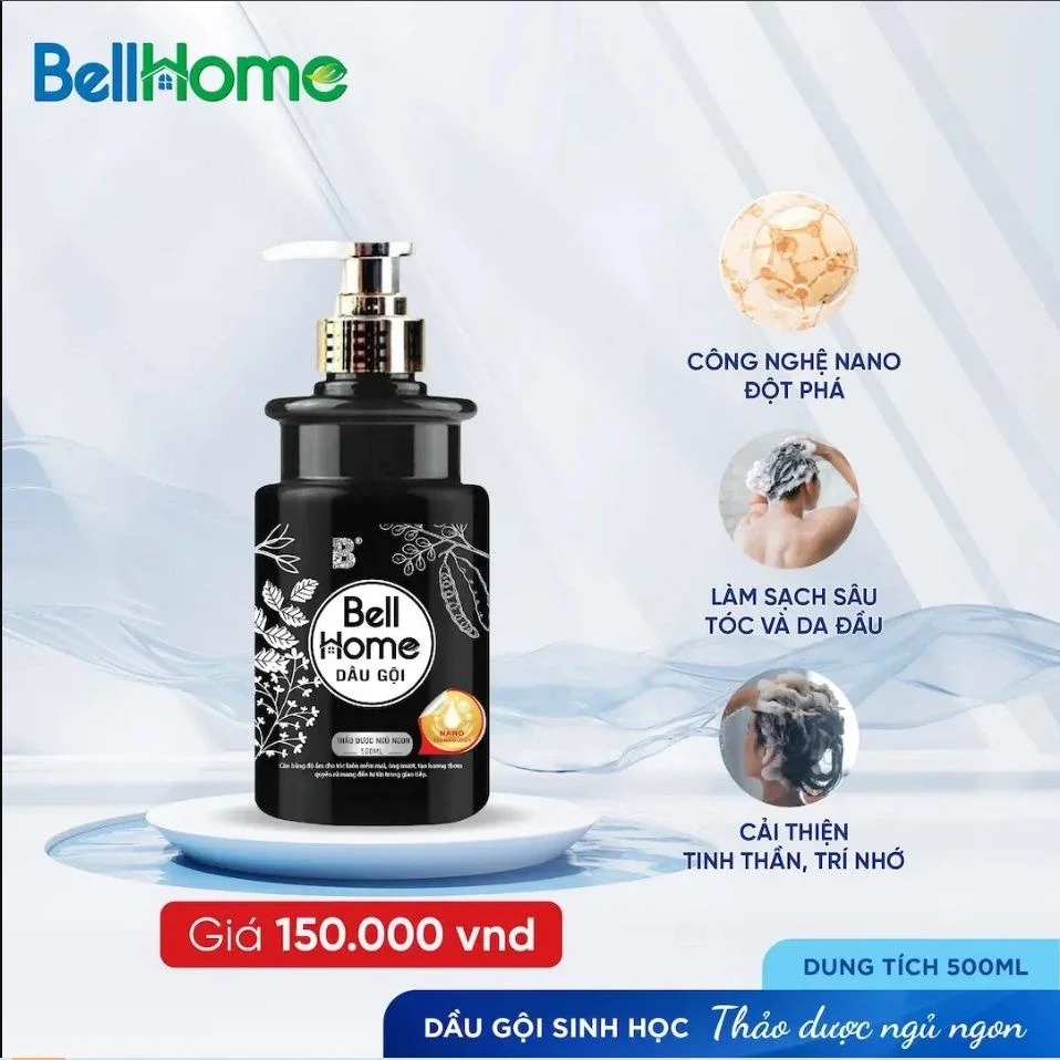 Dầu Gội Nữ Bellhome Công Nghệ Sinh Học Đức 500ml