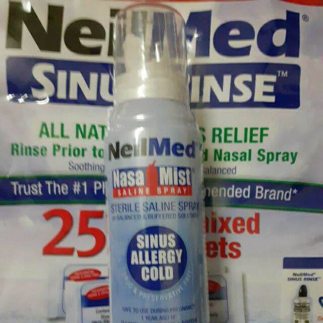 Combo 5 bình xịt mũi neilmed 75ml