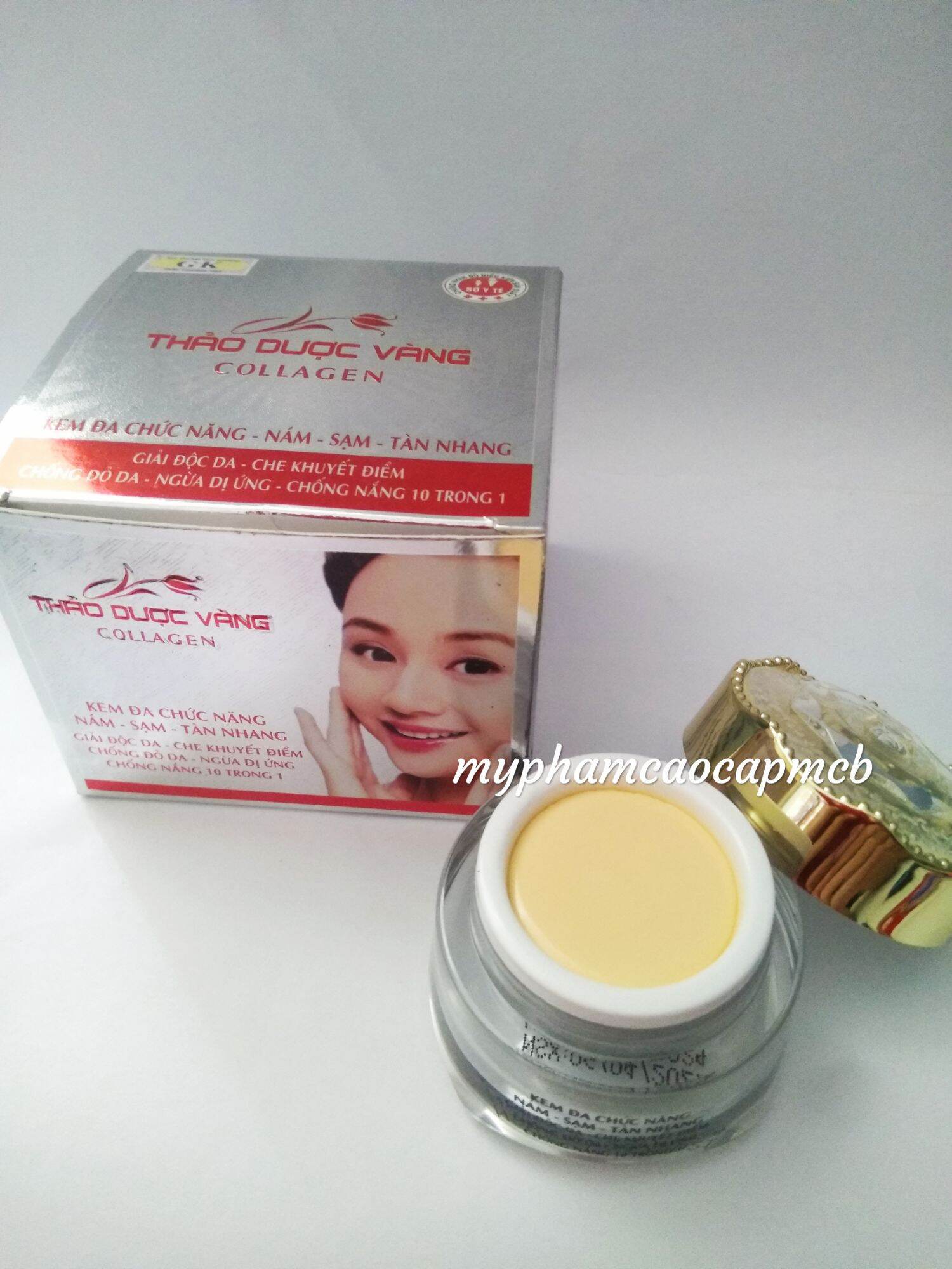 kem thảo dược vàng nám sạm da đa chức năng 15g