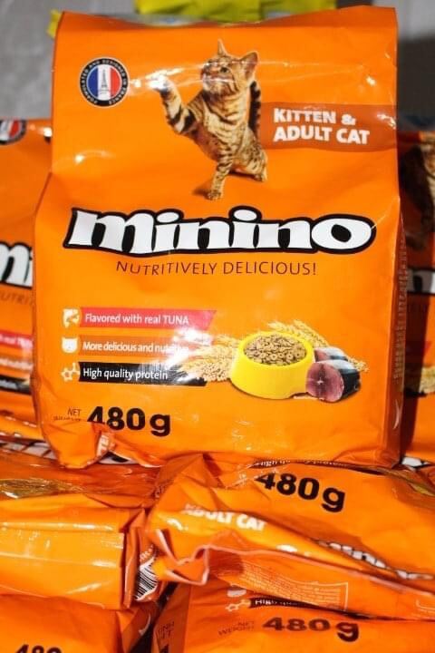 Thức ăn cho mèo Minino Yum Seafood và Salmon 350gr/gói - Đảo Chó Mèo