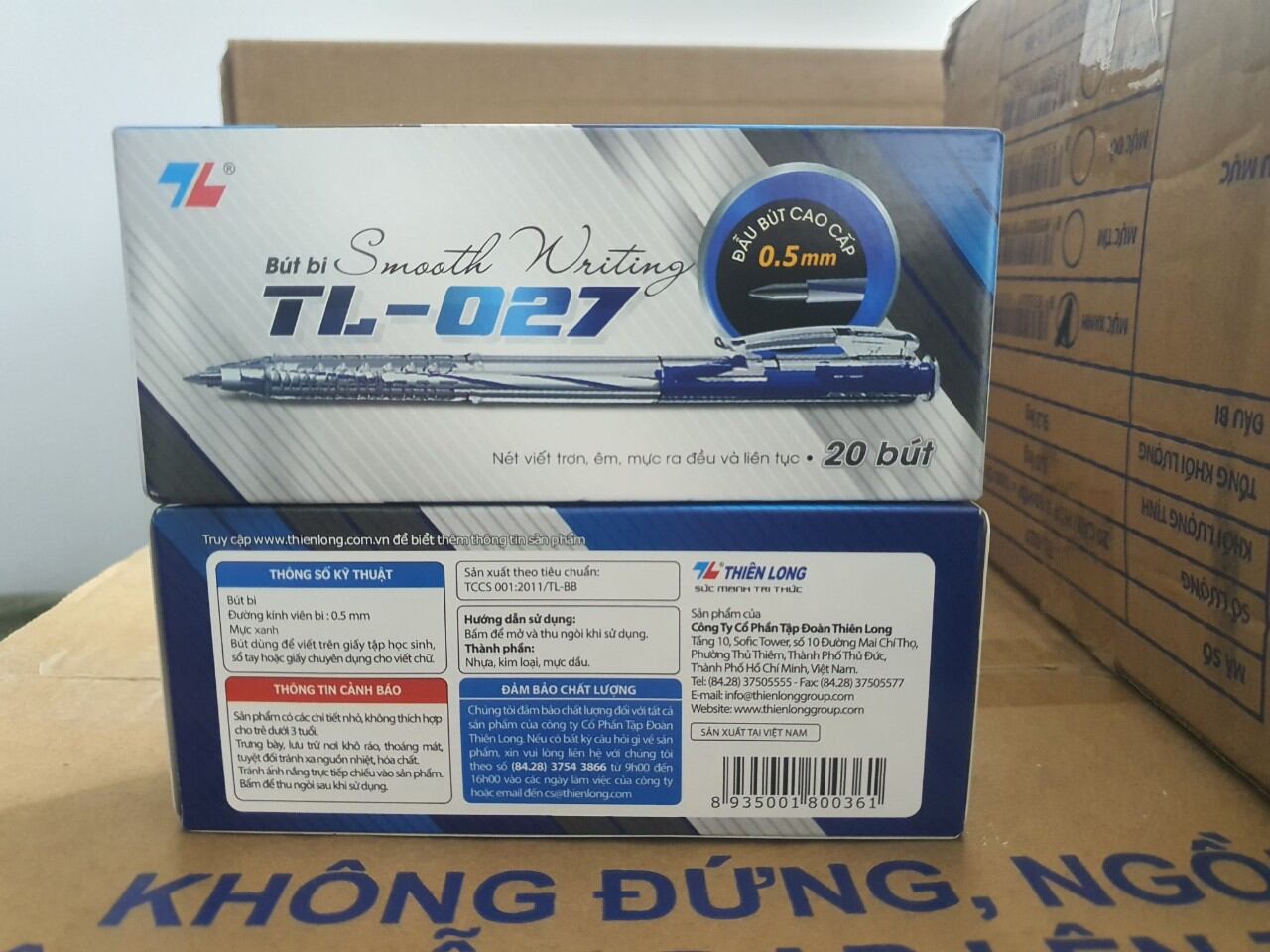 Bút bi TL 027 Hộp 20 cây