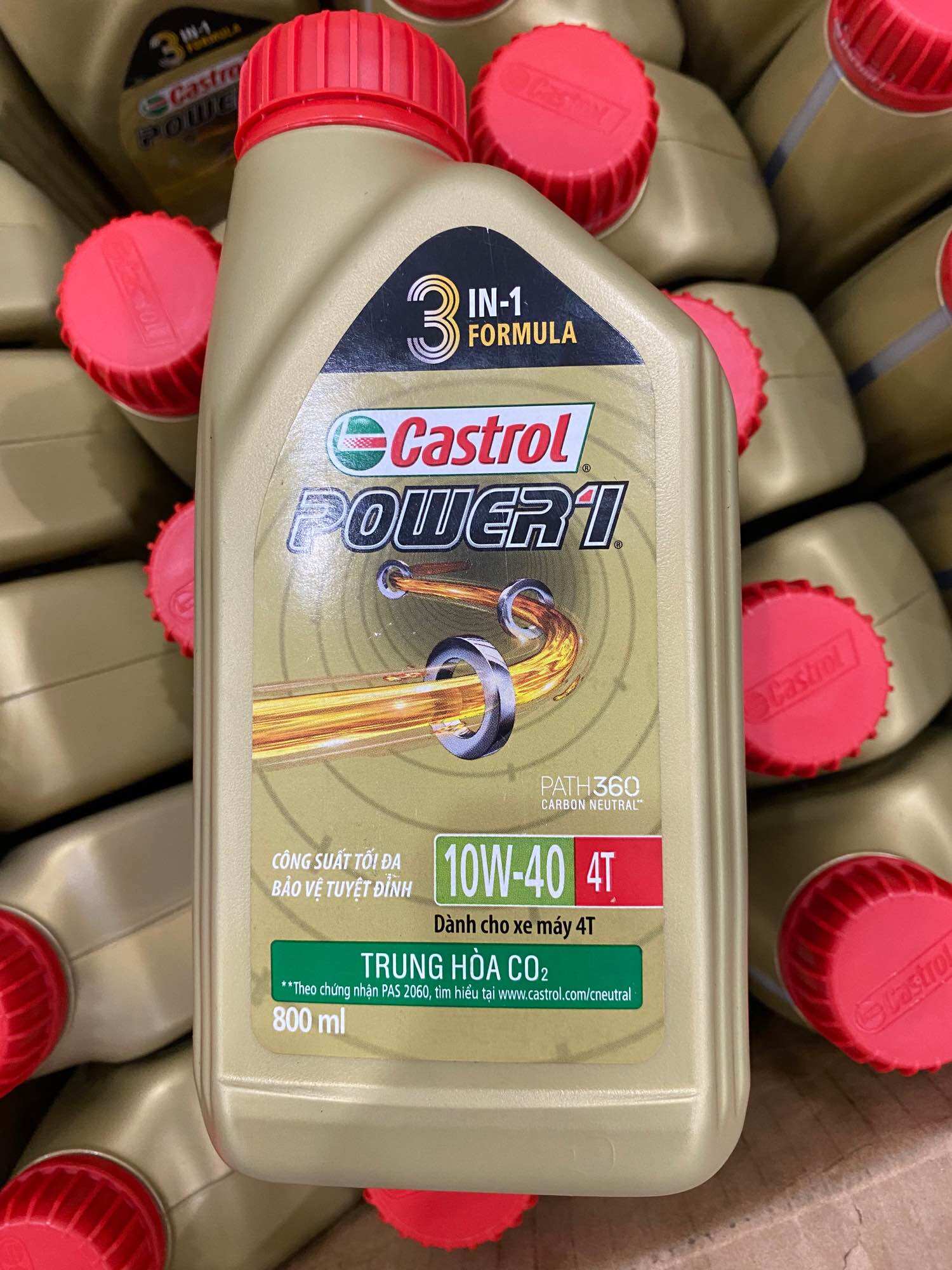 Dầu nhớt Castrol xe số 10-40W ( 800ml )