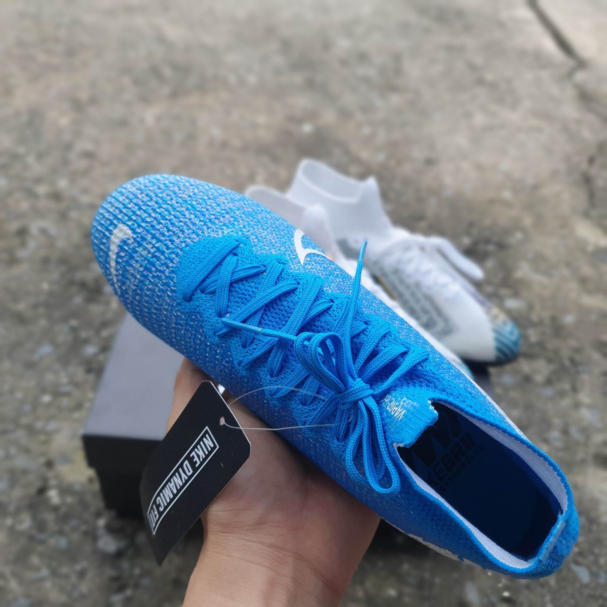 [HCM]Giày Bóng Đá Superfly 7 Fg Màu Xanh Đế Titan