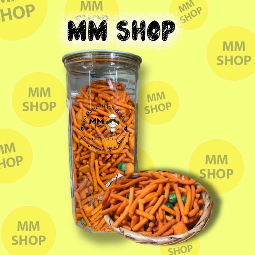 Bim bim que đậu hà lan hũ 500 ml