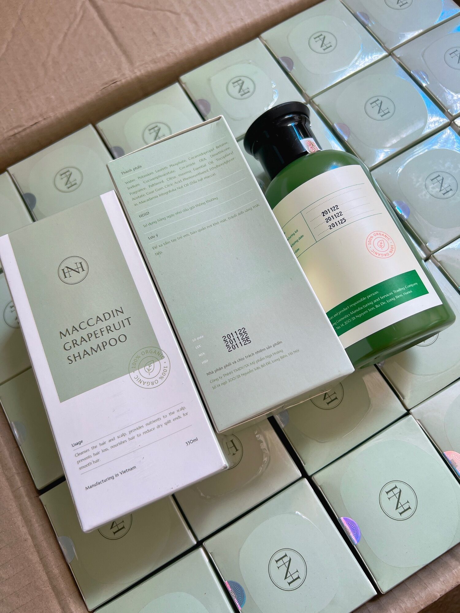 Cặp đôi gội bưởi + xịt tinh dầu bưởi hoàng cầm - chính hãng nga hoàng