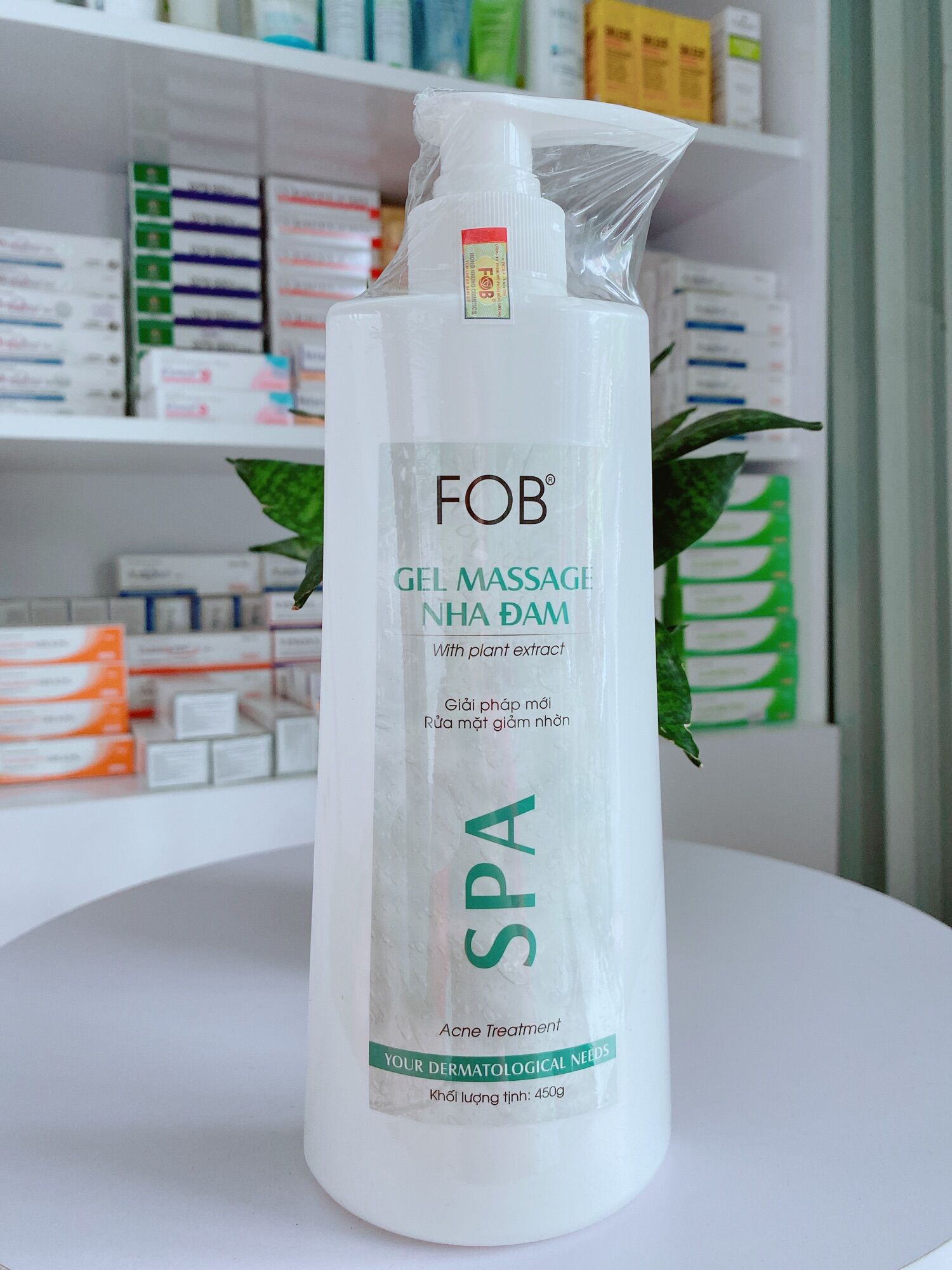 Gel rửa mặt nha đam fob 450g
