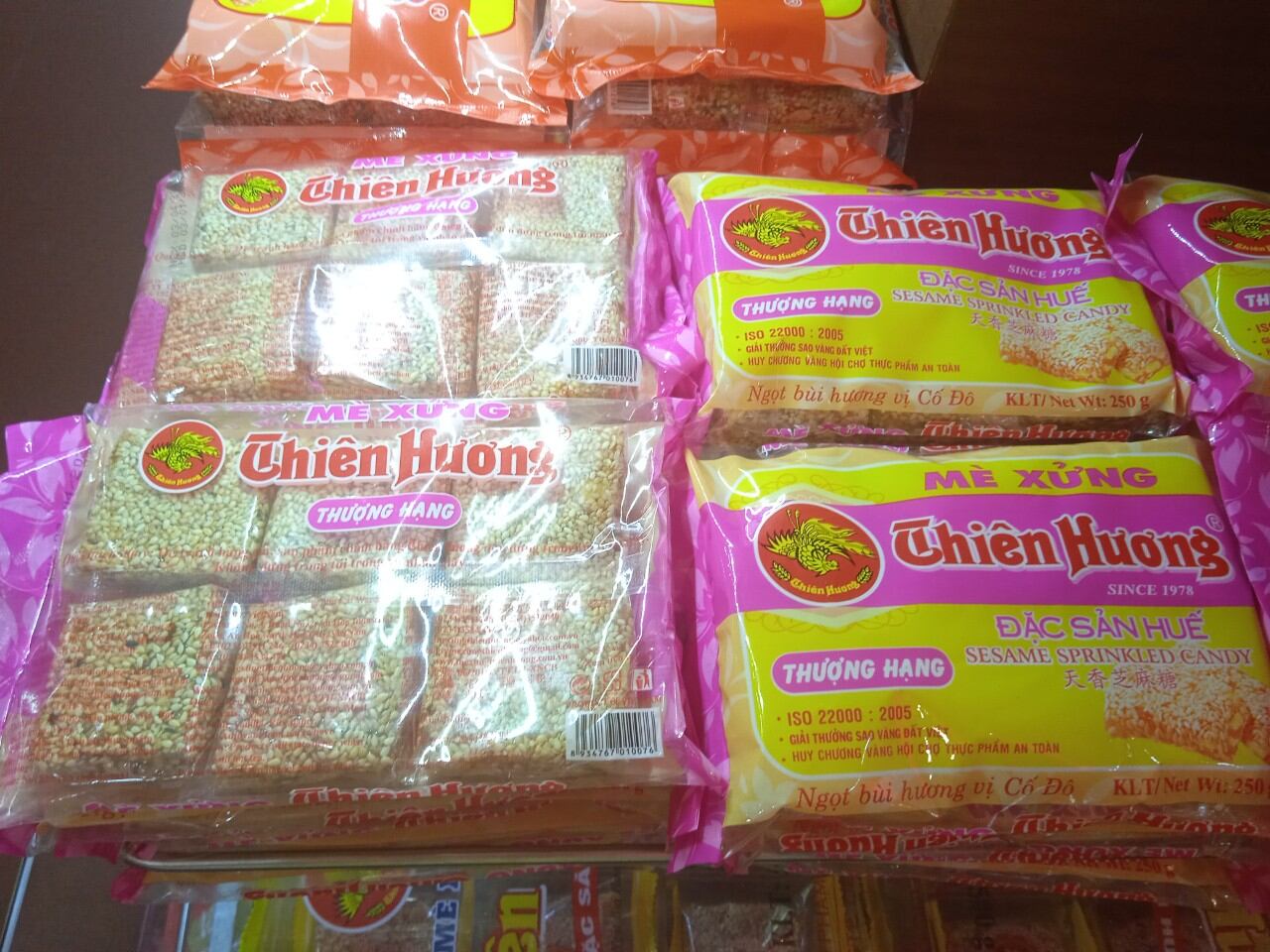 Mè xửng dẻo túi 250g