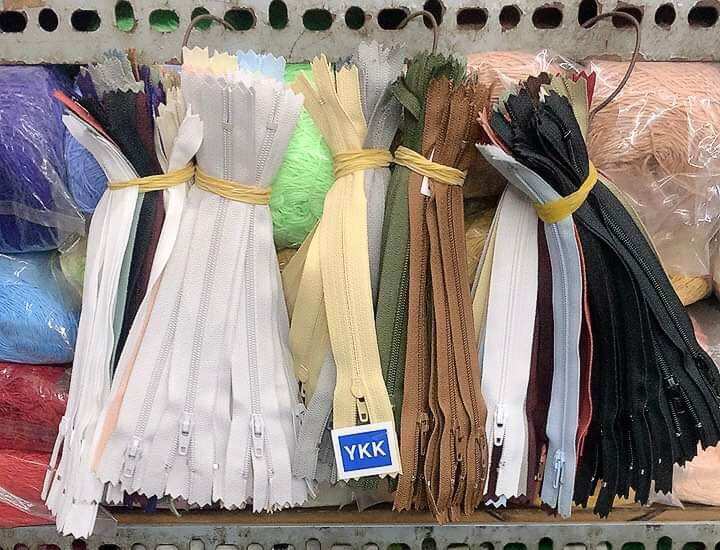 Dây kéo quần tây loại tốt YKK của Nhật bán theo lốc 12 sợi 1 màu