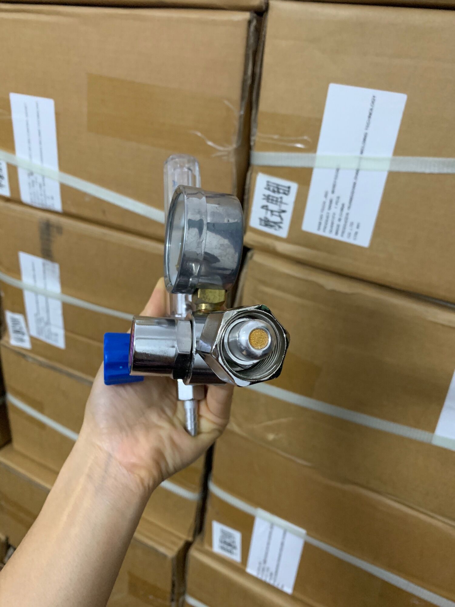 [ Chống Gỉ- Sẵn Hàng ] Đồng Hồ Khí Argon Mạ Crom Chống Hoen Gỉ
