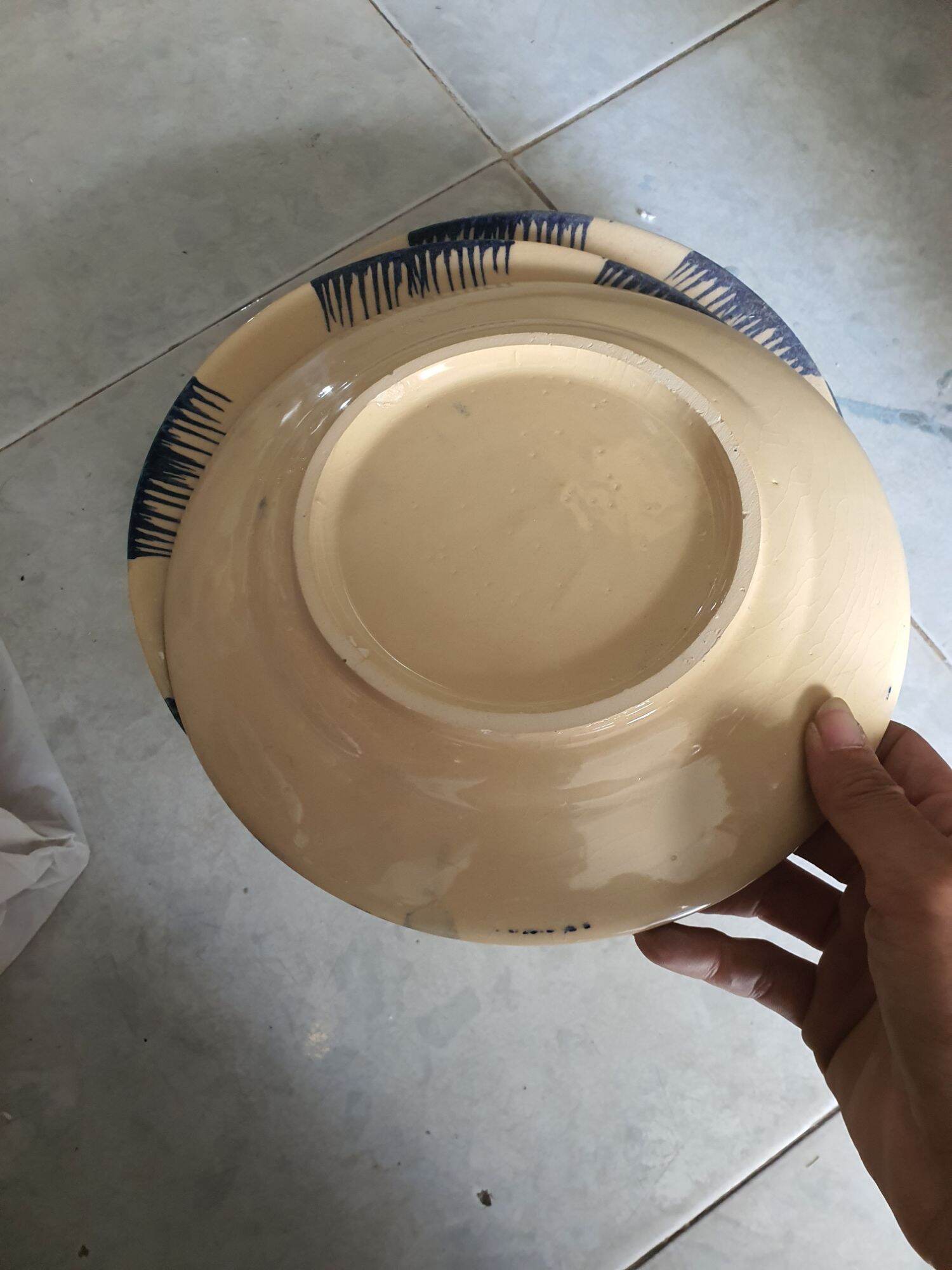 Dĩa đá xưa size 22cm