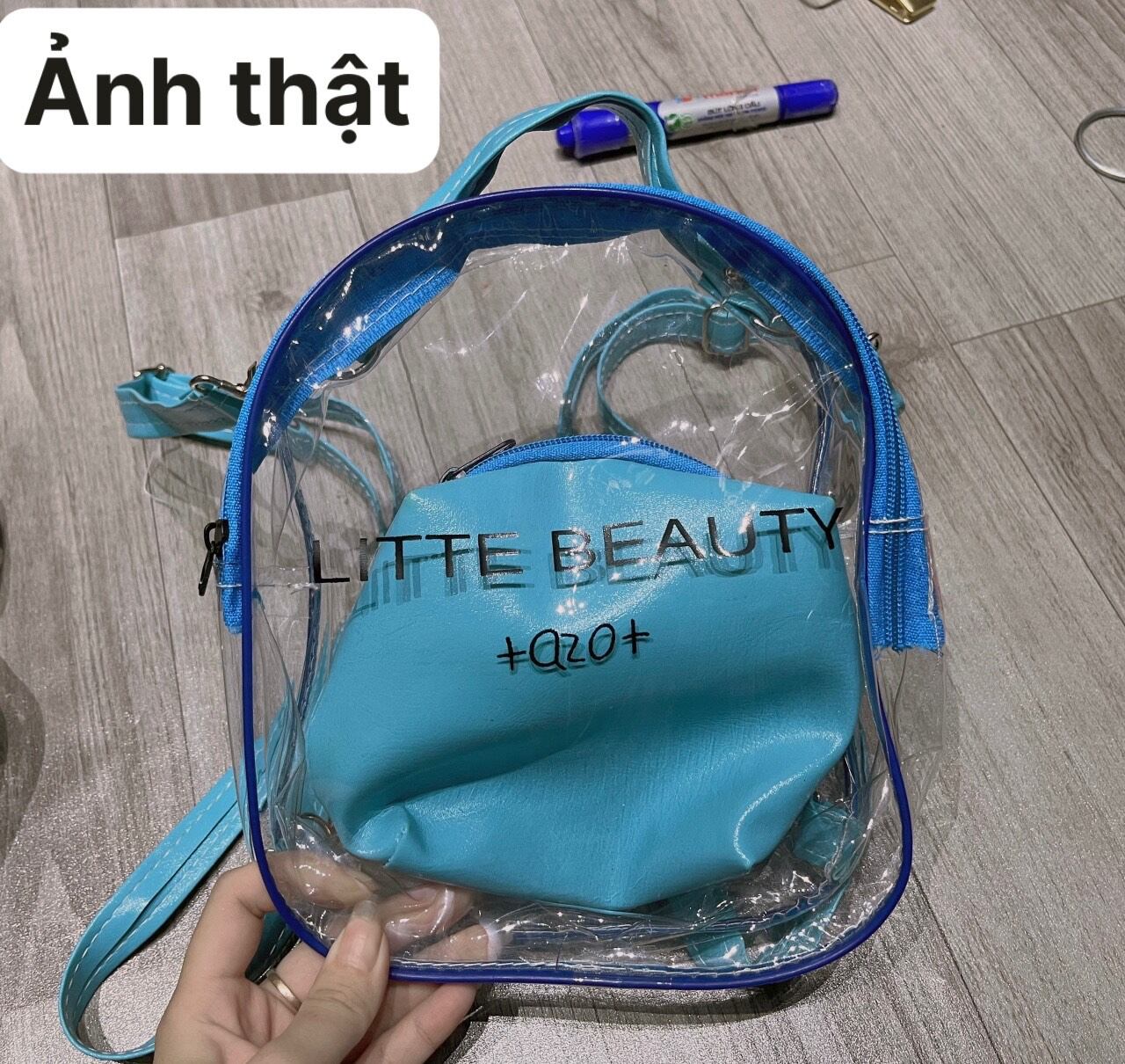BALO MINI TRONG SUỐT KÈM ẢNH THẬT