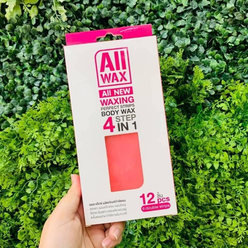 Hộp 12 miếng Wax lông All wax thái lan