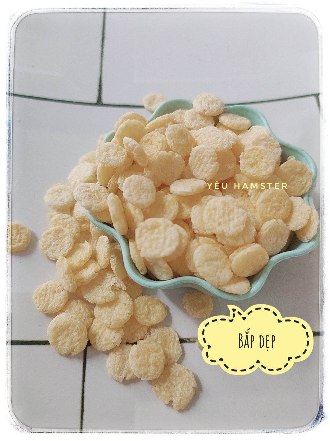 Bắp dẹp- Thức ăn dặm dành cho Hamster, thú cưng