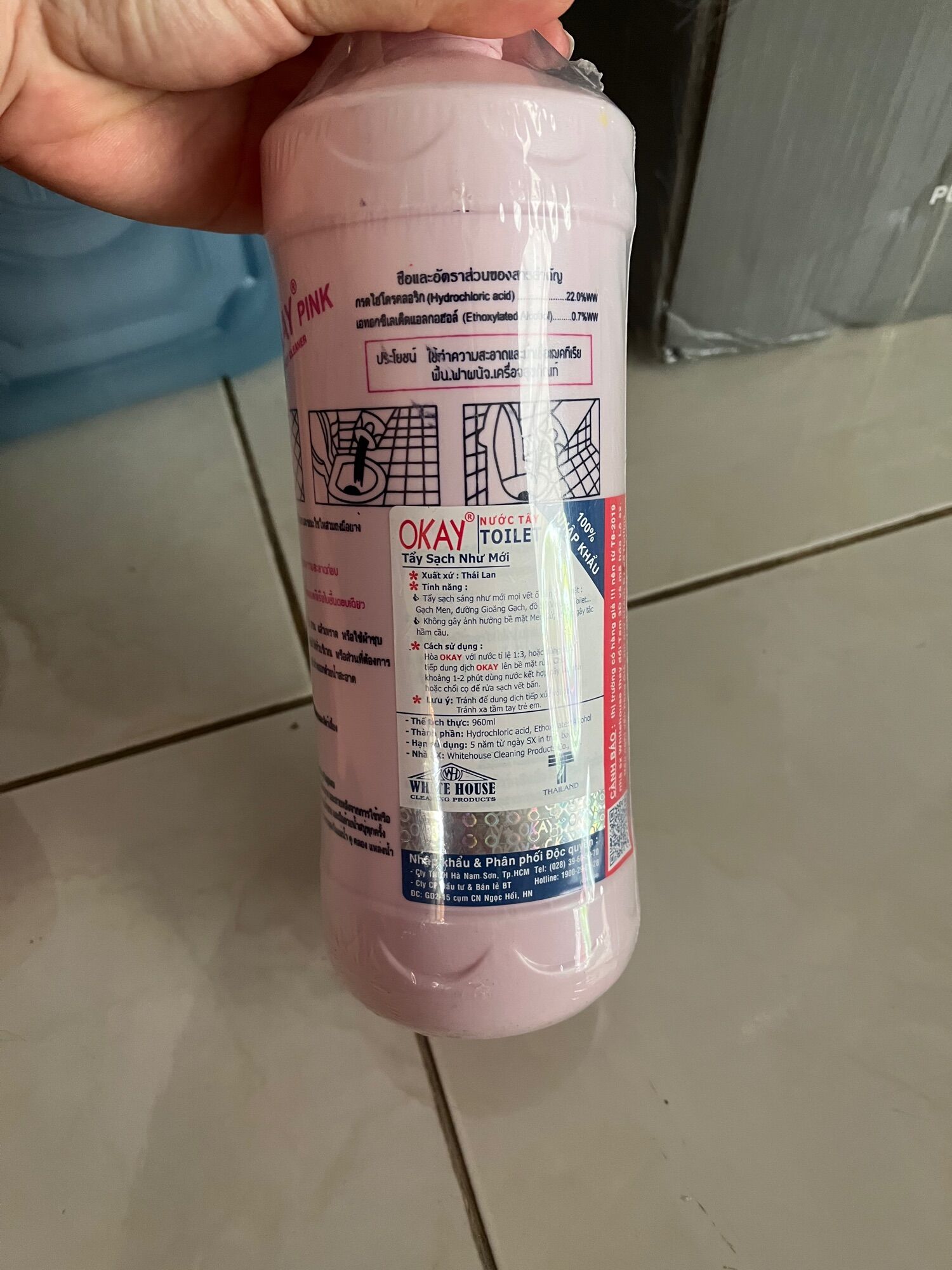 NƯỚC TẨY BỒN CẦU OKAY THÁI LAN