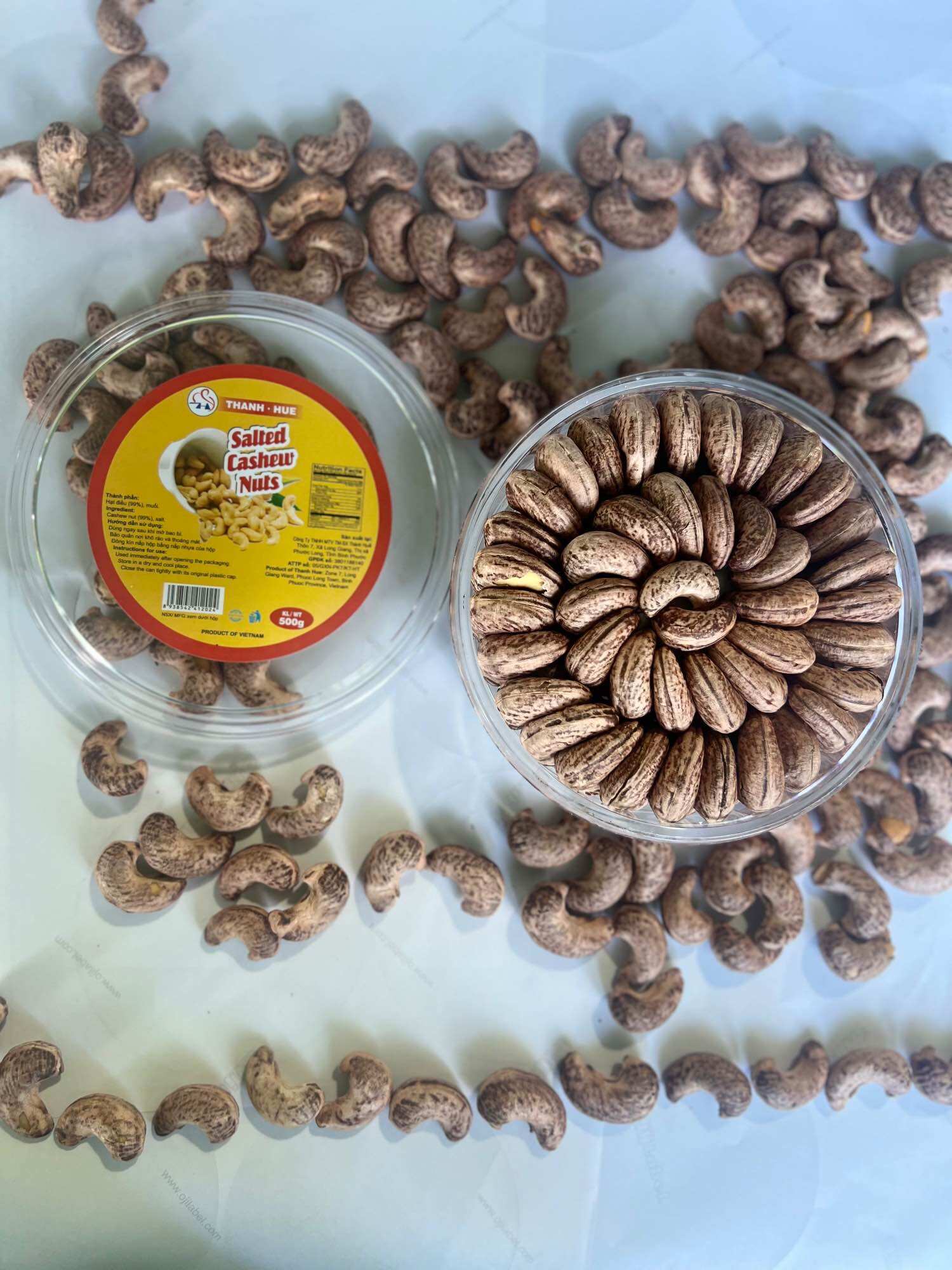 Hạt Điều Rang Xếp Hoa Hộp 500gram