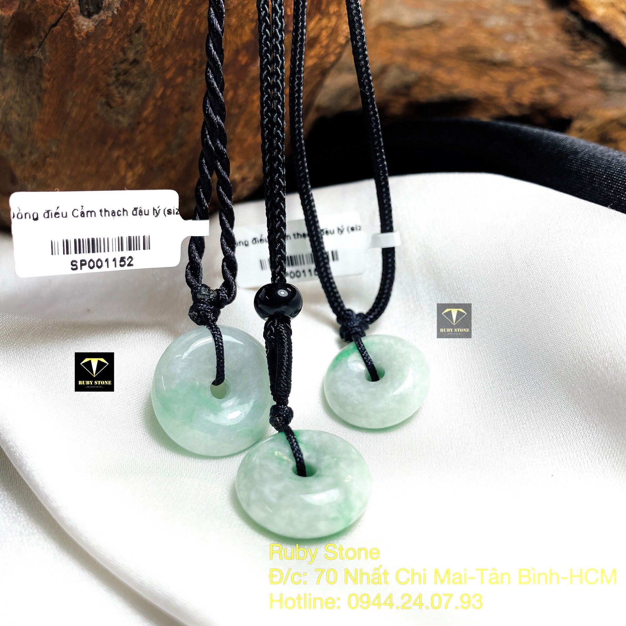 Đồng điếu Ngọc Cẩm Thạch bình an cho bé