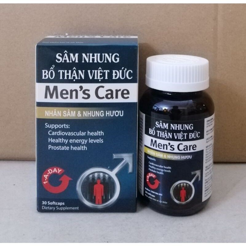 Sâm nhung bổ thận TW1 Bổ thận, tráng dương, mạnh gân cốt, tăng cường sinh lý hiệu quả lọ 30 viên chính hãng