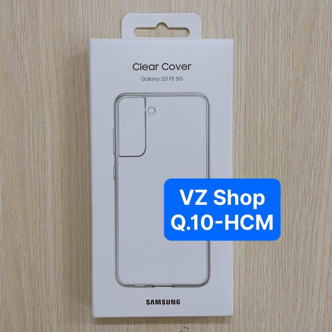 Chính hãng nguyên seal-Ốp lưng trong kèm dây đeo Clear Slim Strap Cover cho Samsung Galaxy S21 FE 5G