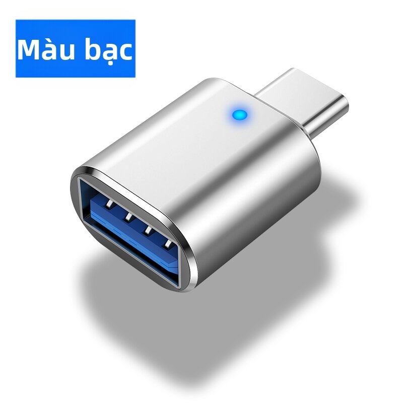 Đầu Chuyển OTG Tương Thích Nhiều Thiết Bị USB sang Lightning Hỗ Trợ Type-C Lưu Trữ