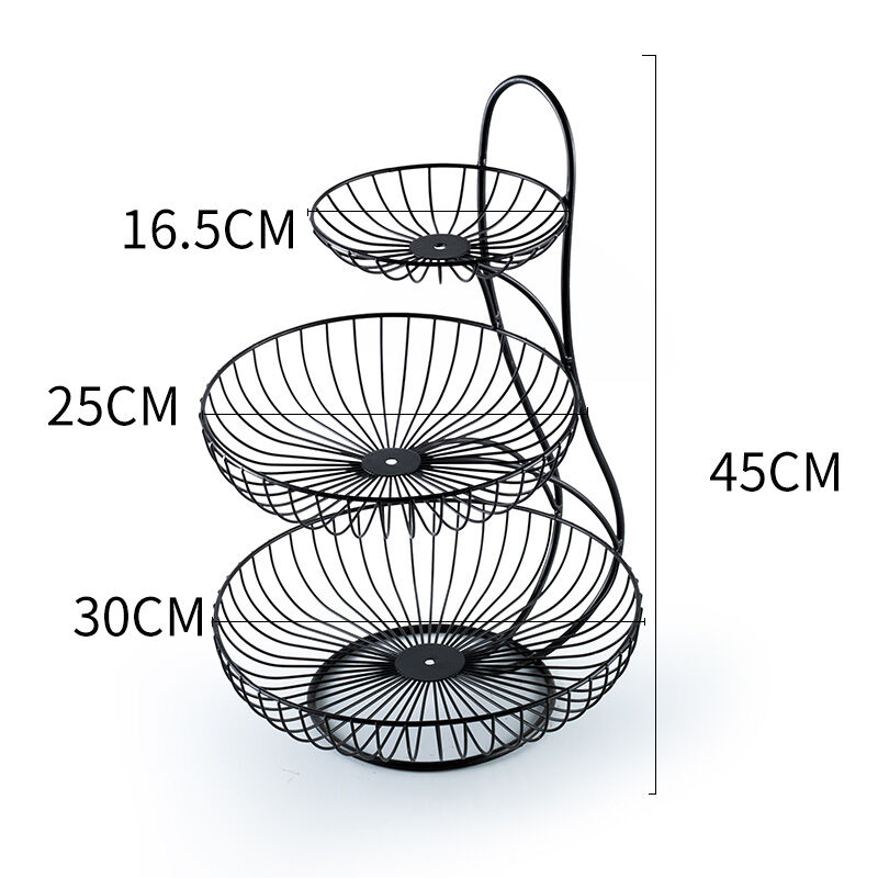 Đĩa Trái Cây Bắc Âu Đĩa Trái Cây Ba Tầng Gia Dụng Phòng Khách Đĩa Trái Cây Nhiều Tầng Sáng Tạo Hiện Đại Giỏ Trái Cây Hai Tầng Tinh Xảo Nhỏ