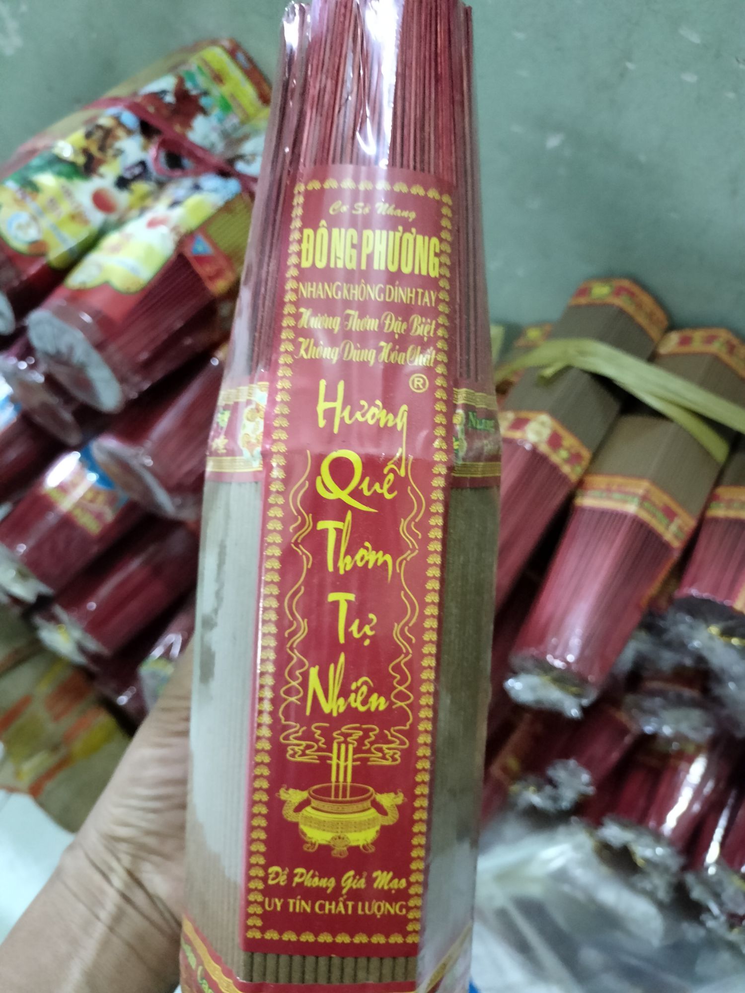Nhang Quế ít khói ít tàn 546 cây/Nhang sạch thơm Quế