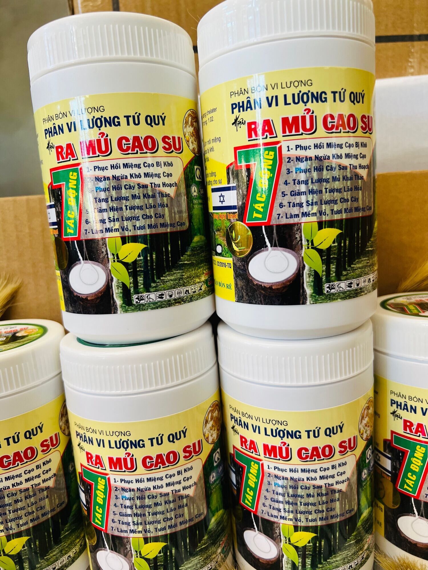 Kích thích mủ cao su 7 tác động