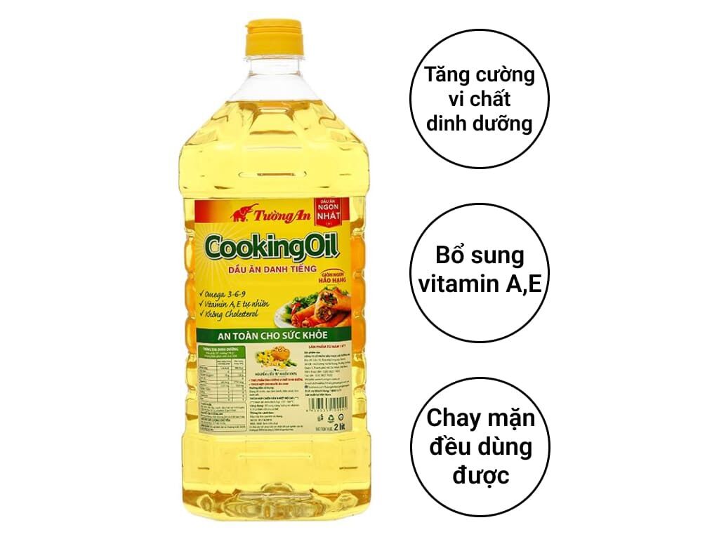 Dầu ăn Tường An chai 2 lít