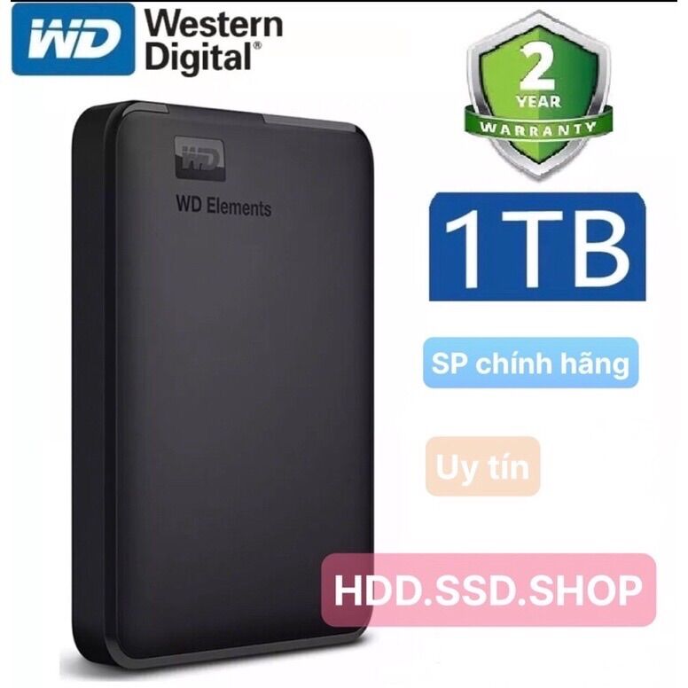 Ổ cứng di động elements usb 3.0 dung lượng 2tb, 1tb, 500gb, 320gb mới