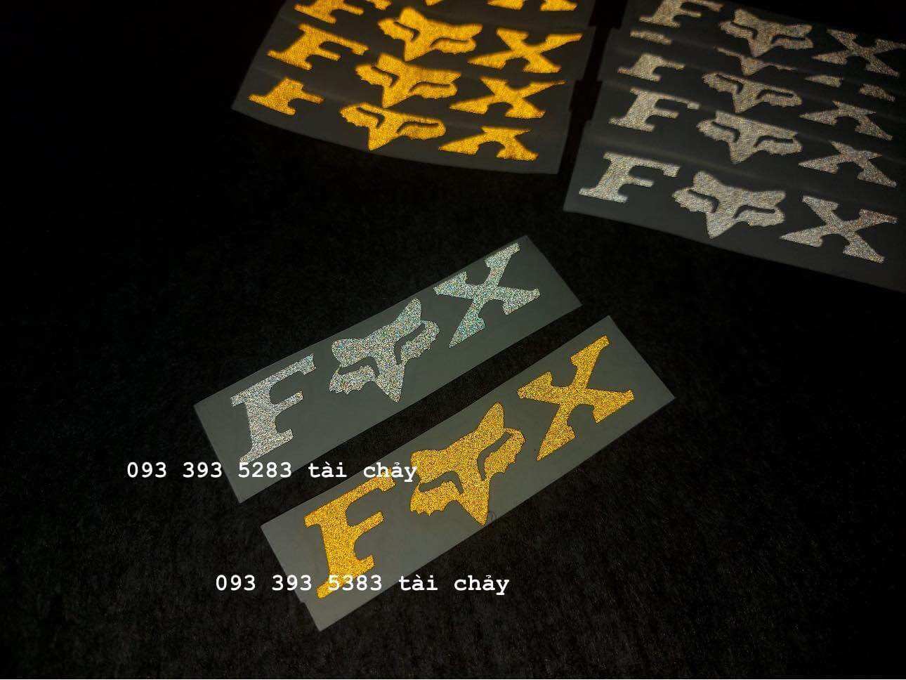 [ 1 MIẾNG ] TEM DECAL FOX DÀI 6 CM DÁN TRANG TRÍ XE VÀ NHIỀU VI TRÍ KHÁC