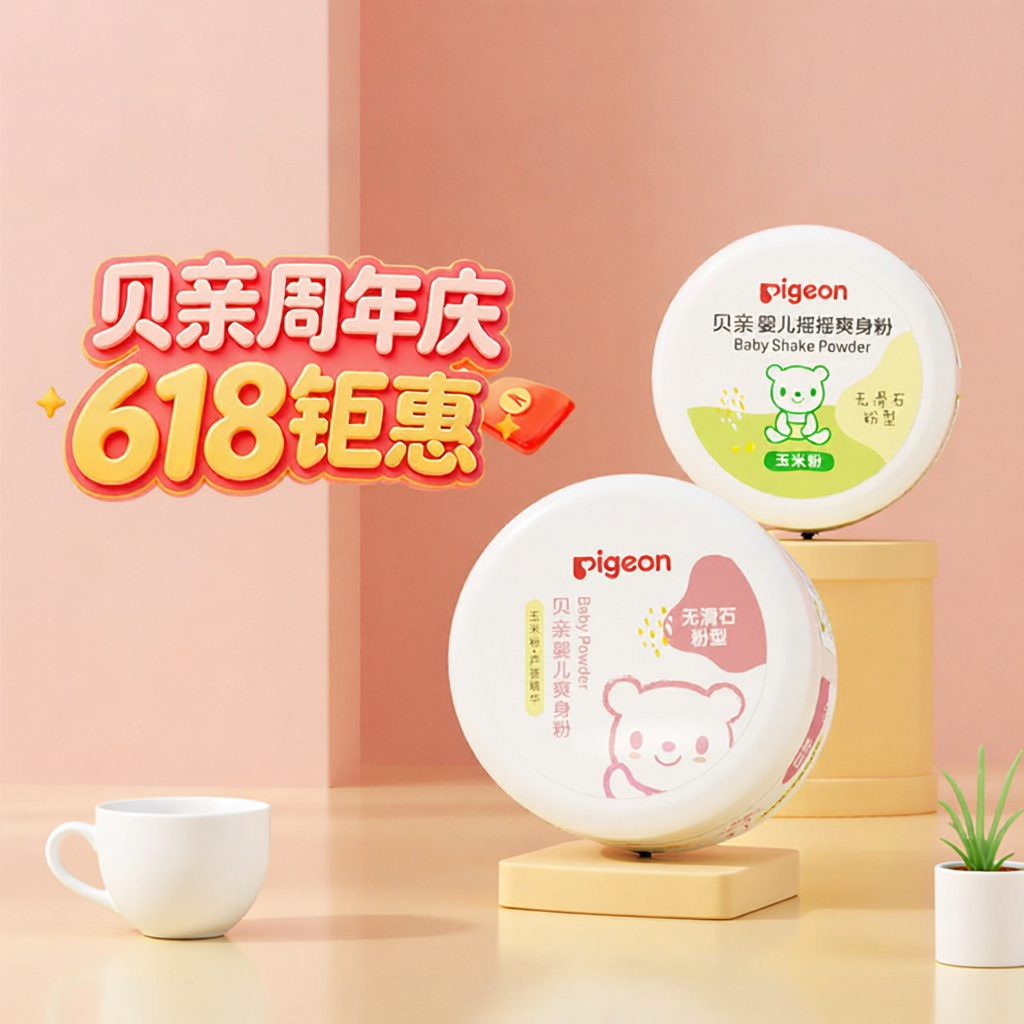 Pigeon | Bột Talcum Thiên Nhiên Dành Cho Bé Từ Bột Ngọt