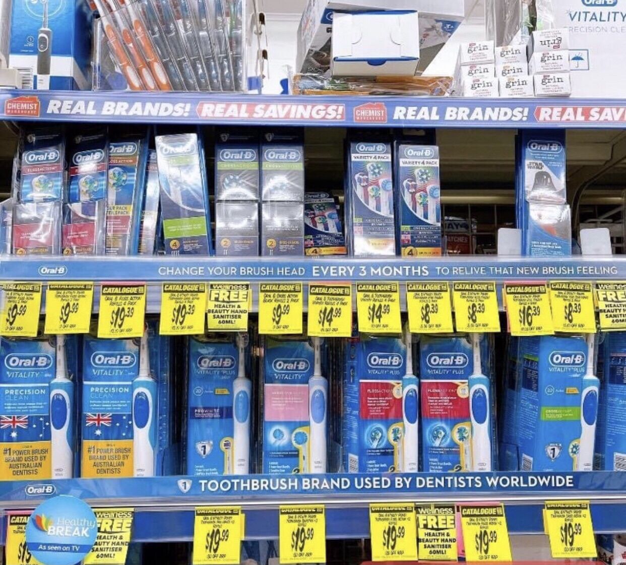 Bàn Chải Điện Cho Bé, Người Lớn Oral B Đức - Úc