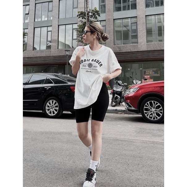 Quần Legging  NGỐ Đùi  nữ Chất Zip Cotton 100% Co Dãn