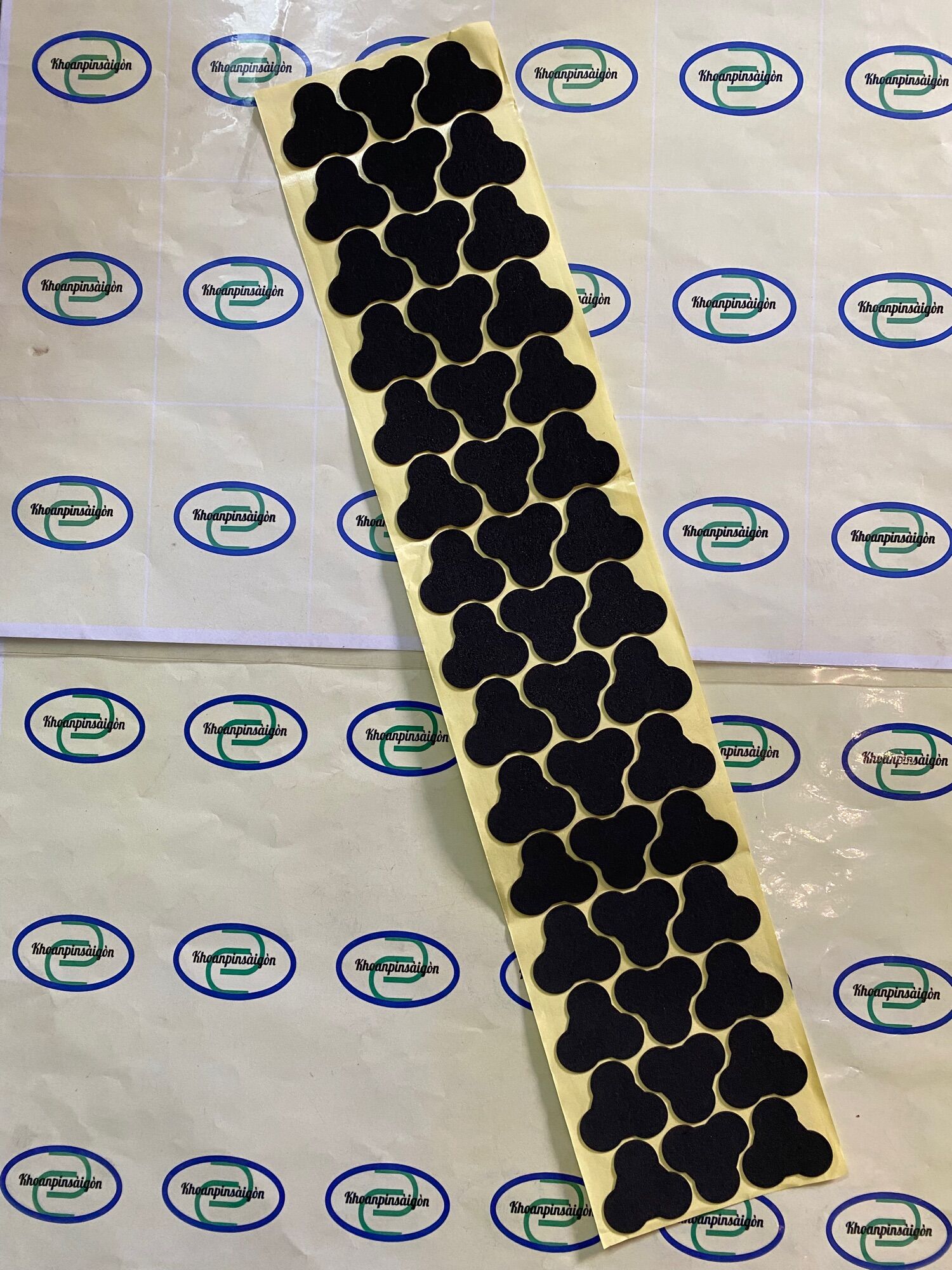 Miếng dán eva chống sốc khối pin tam giác 3cell 18650