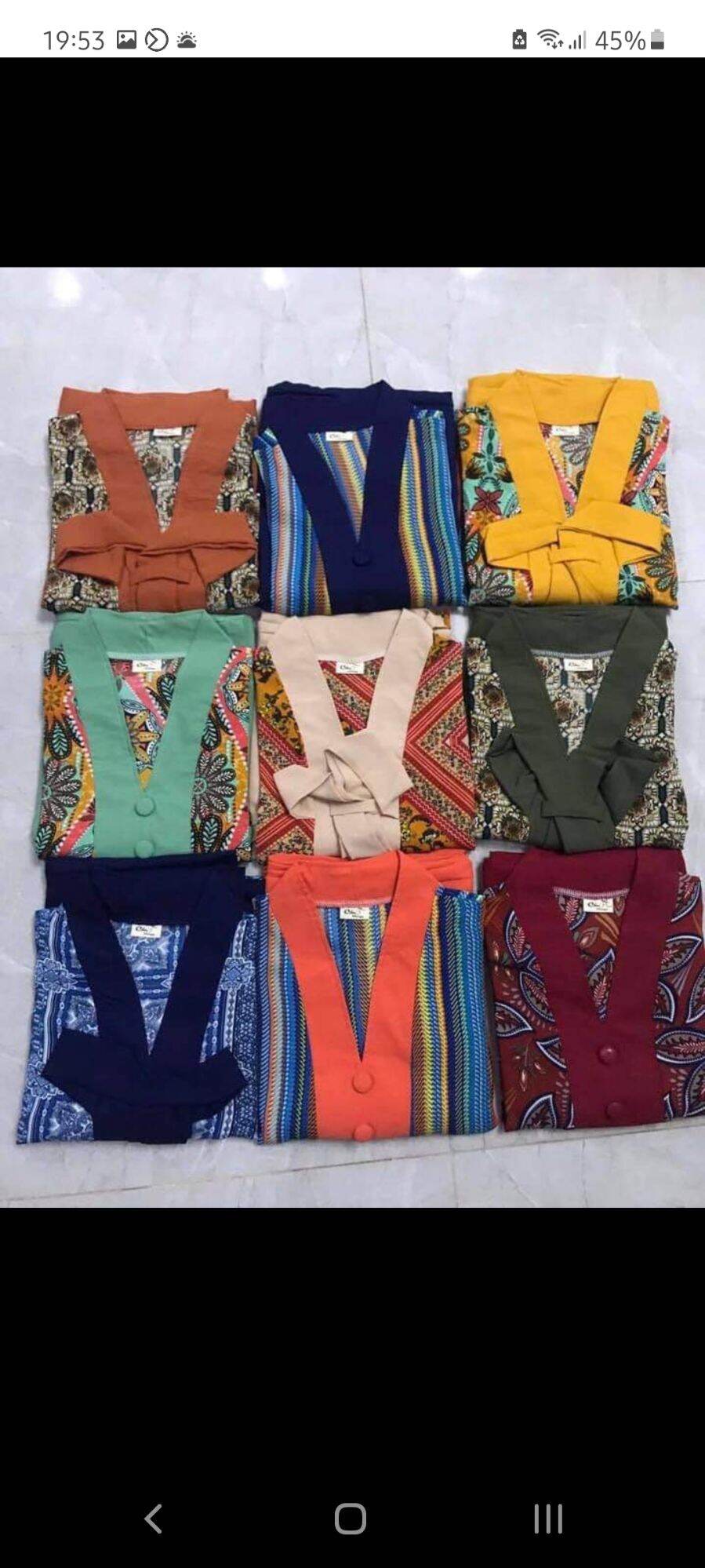 🌻 Set Bộ Hoa Thổ Cẩm Viền Phối🌻