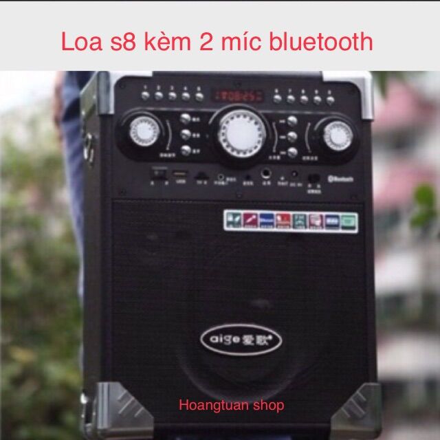 Loa kéo karaoke daily S8 tặng 1 Mic không dây