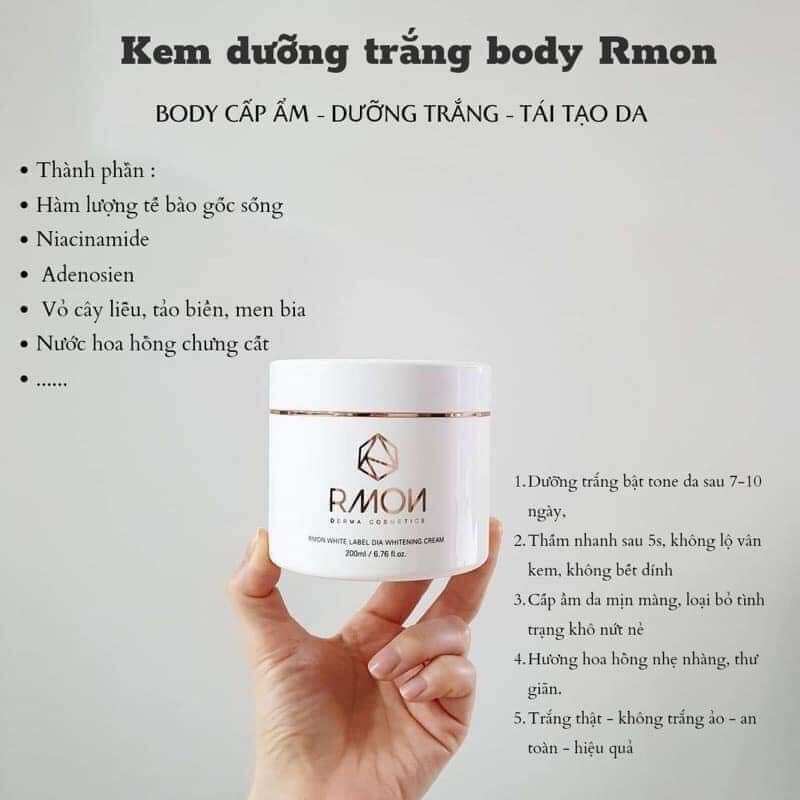Kem Dưỡng Body tế bào gốc Rmon 200g