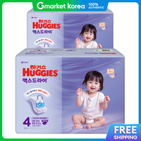 Huggies | Tã dán Max Dry 2025 size L (cỡ lớn) 4 cột, 60 miếng, 2 gói, mẫu mới
