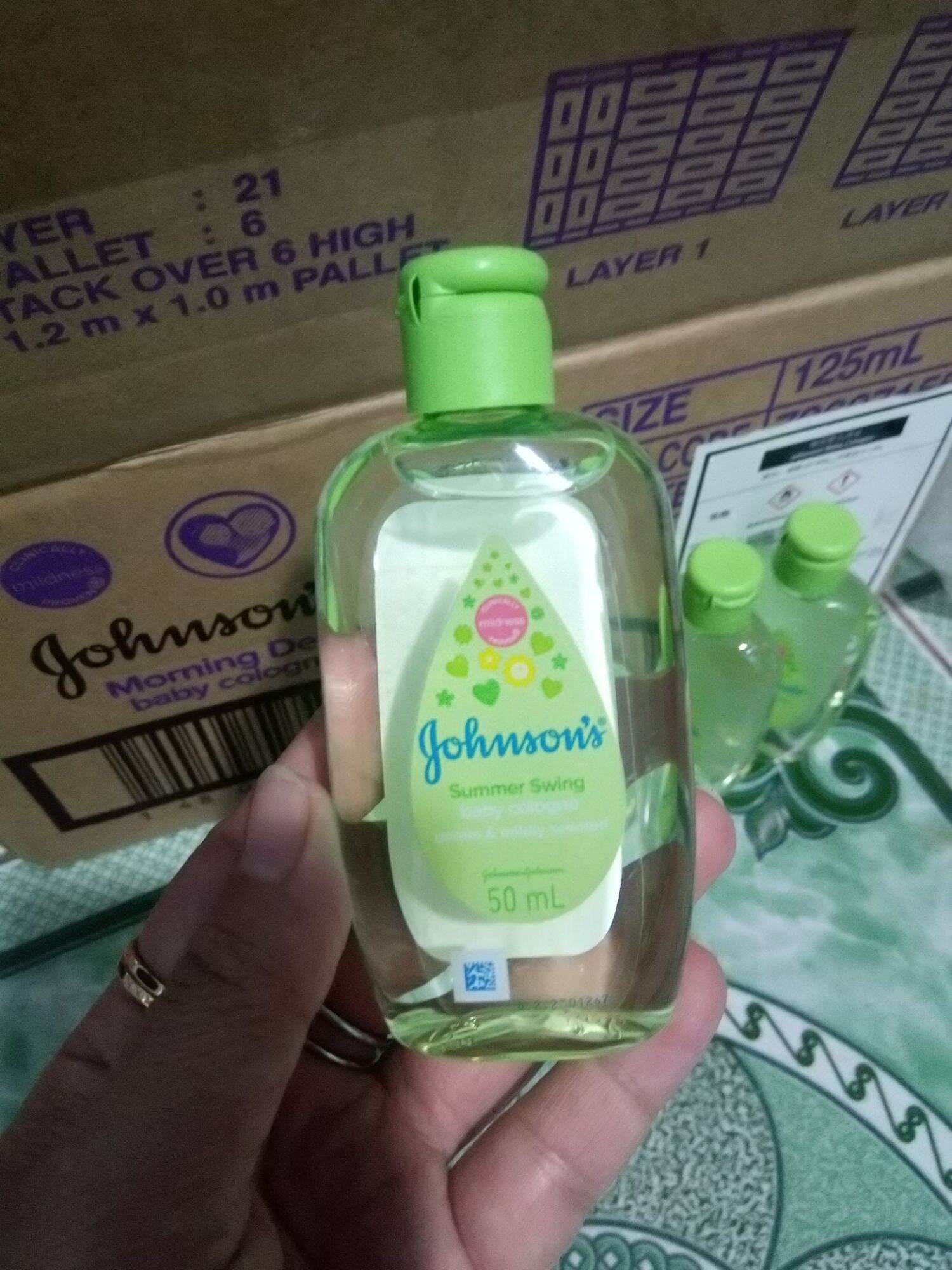 Nước hoa Johnson's Baby màu xanh 50ml