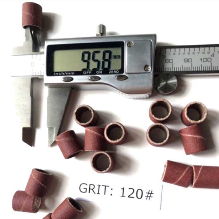 Đầu chà nhám gắn trục 9.5mm grit 120