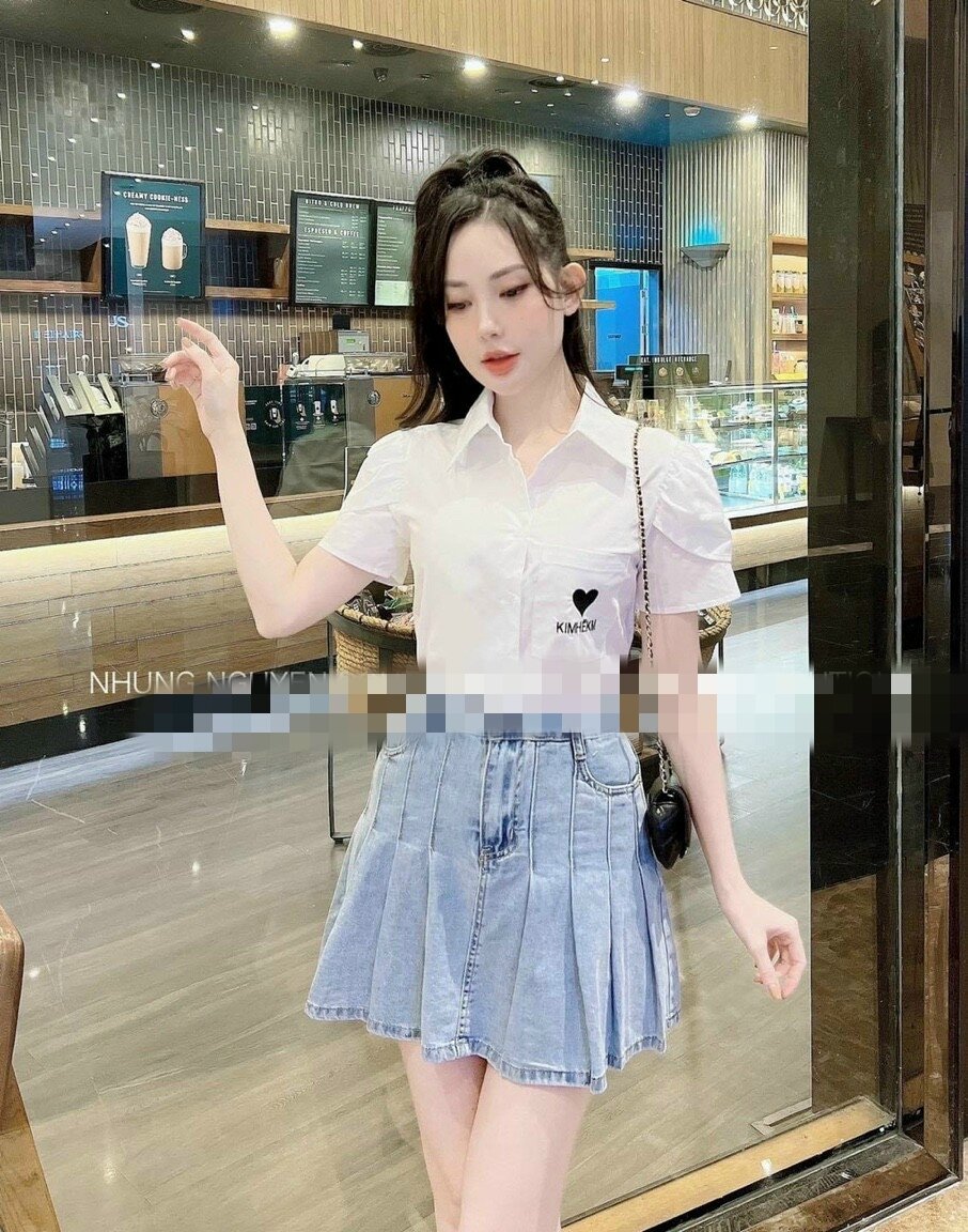 ÁO SƠ MI KIỂU TÚI THÊU FORM 50KG(C)