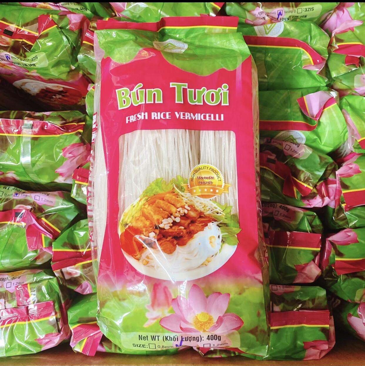 Bún Tươi Duy Anh- Bún Tươi Dạng Khô Xuất Khẩu Gói 400gram